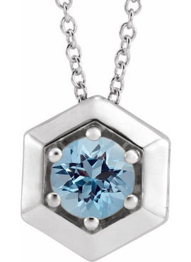 14K White Gold 1/2 CT Natural Diamond Geometric 16-18