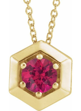 14K White Gold 1/2 CT Natural Diamond Geometric 16-18