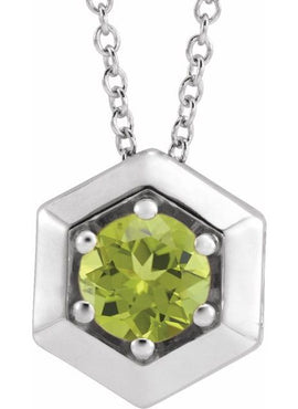14K White Gold 1/2 CT Natural Diamond Geometric 16-18