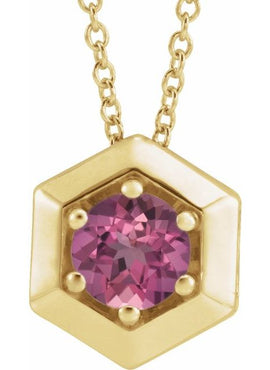 14K White Gold 1/2 CT Natural Diamond Geometric 16-18