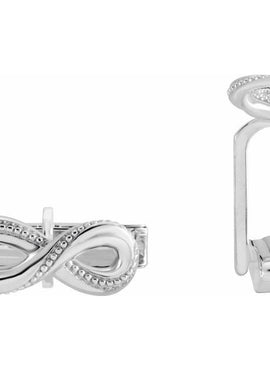 14K Yellow Gold 15.8x7 mm Infinity-Inspired Cuff Links