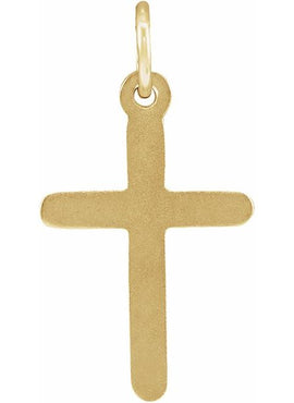 14K Yellow Gold Cross Pendant