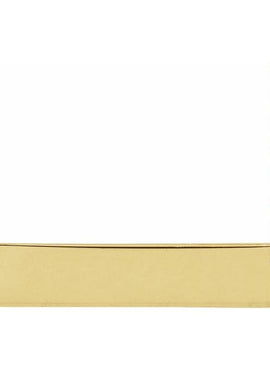 14K White Gold Engravable Geometric 16-18