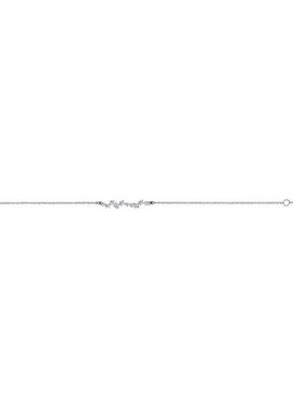 14K White Gold 1/3 CTW Natural Diamond  Bar 6-7