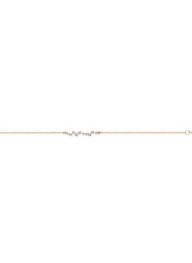 14K White Gold 1/3 CTW Natural Diamond  Bar 6-7