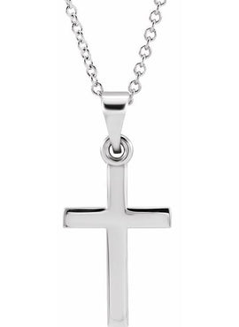 14K Rose Gold Cross Pendant