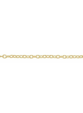 Sterling Silver 7 mm Charm Cable 8