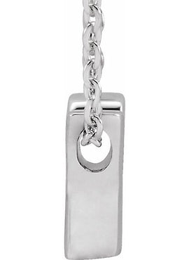 14K Yellow Gold Initial A 16-18