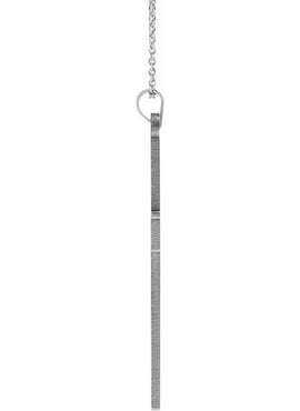14K White Gold Cross 18