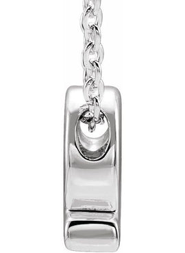 14K Yellow Gold Initial A 16-18