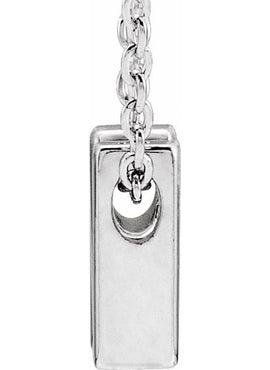 14K Yellow Gold Initial A 16-18