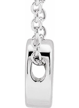 14K Yellow Gold Initial A 16-18