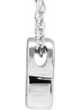 14K Yellow Gold Initial A 16-18