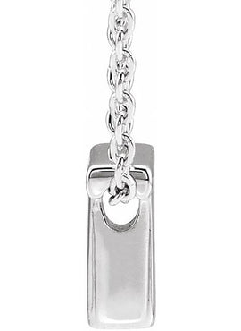 14K Yellow Gold Initial A 16-18