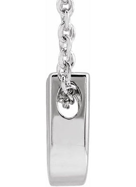 14K Yellow Gold Initial A 16-18