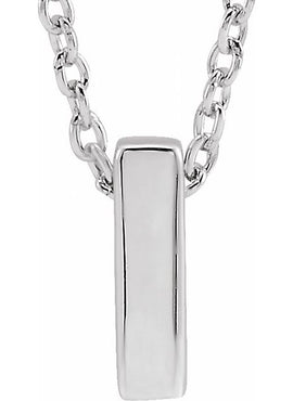 14K Yellow Gold Initial A 16-18
