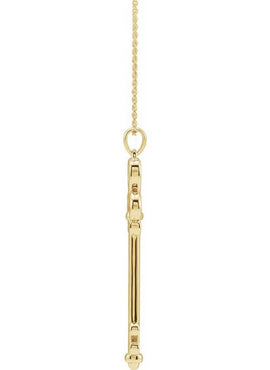 14K Yellow Gold Mother's Key® 16-18