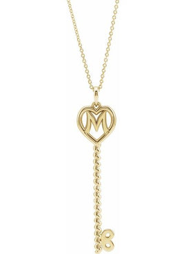 14K Yellow Gold Mother's Key® 16-18