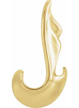 14K Yellow Gold Freeform Pendant