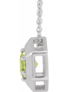 14K White Gold 1/2 CT Natural Diamond Geometric 16-18