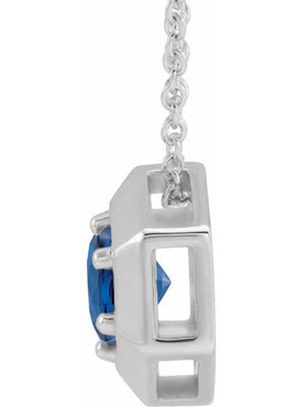 14K White Gold 1/2 CT Natural Diamond Geometric 16-18