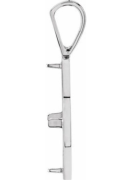 Platinum Coin Frame Bezel Pendant Mounting for 15x.76 mm Coin