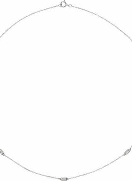 14K Yellow Gold 1/5 CTW Natural Diamond 3-Station 16
