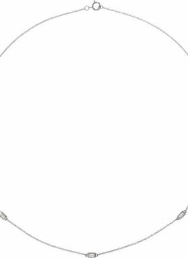 14K Yellow Gold 1/5 CTW Natural Diamond 3-Station 16