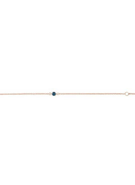 14K White Gold Imitation Mozambique Garnet Youth Birthstone 4 1/2-5 1/2