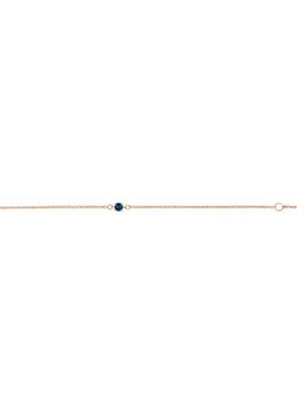 14K White Gold Imitation Mozambique Garnet Youth Birthstone 4 1/2-5 1/2