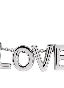 Sterling Silver Love 16-18