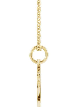 14K Yellow Gold Chai Pendant
