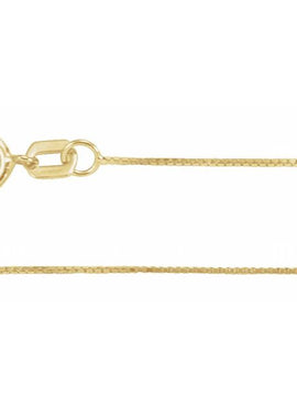14K Yellow Gold .55 mm Box 7