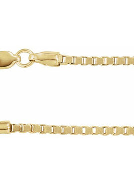 14K Yellow Gold 1.82 mm Box 7