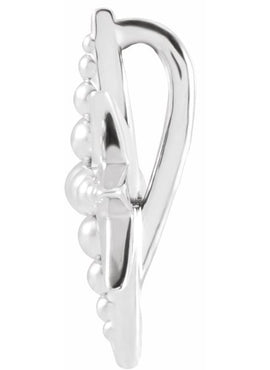 Sterling Silver Beaded Star Pendant