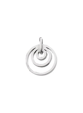 10K Yellow Gold 19 mm Concentric Circle Pendant