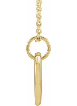 14K White Gold Engravable .005 CT Natural Diamond 16-18