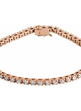 14K Yellow Gold 3 1/2 CTW Lab-Grown Diamond Line 7 1/4