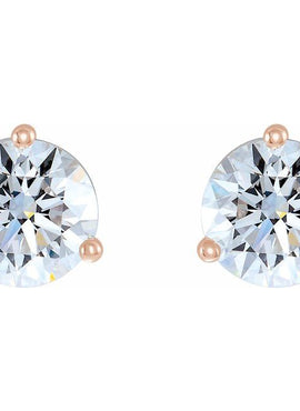 14K Yellow Gold 1/3 CTW Lab-Grown Diamond Stud Earrings