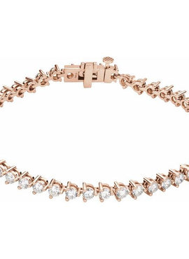 14K Yellow Gold 4 3/4 CTW Lab-Grown Diamond Line 7 1/4