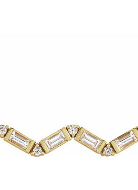 Sterling Silver 1/3 CTW Natural Diamond Bar 18