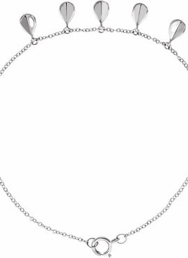 14K Yellow Gold Geometric 5-Station 7