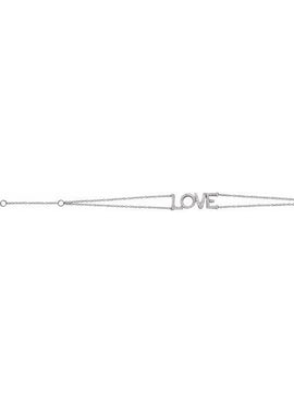 14K Yellow Gold 1/4 CTW Natural Diamond Love 5-7