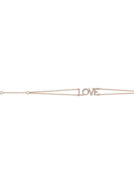 14K Yellow Gold 1/4 CTW Natural Diamond Love 5-7