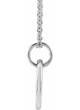 14K Yellow Gold Engravable .005 CT Natural Diamond 16-18