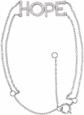 14K Yellow Gold 1/4 CTW Natural Diamond Hope 5-7