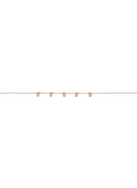 14K Yellow Gold Beaded 5-Station 7