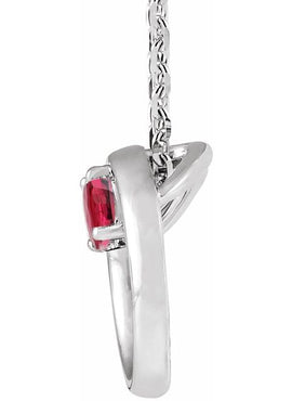 14K White Gold 1/10 CT Natural Diamond Circle 16-18