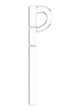14K White Gold Open Cross 16-18