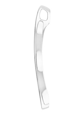 14K White Gold Freeform Pendant